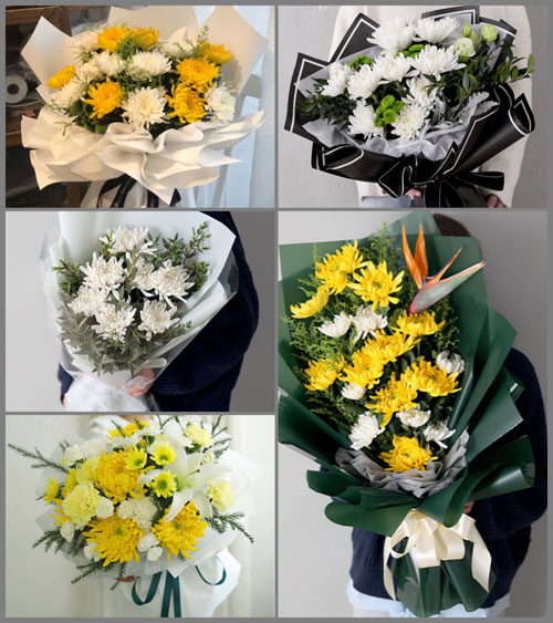 贵州毕节市金沙县新化乡天桥村白事花束代送